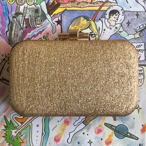 Natasha Metallic Minaudiere Clutch ✨